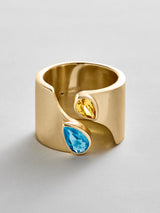 BaubleBar Blue Zircon|Topaz - 
    Personalized crystal ring
  
