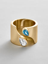 BaubleBar Crystal|Blue Zircon - 
    Personalized crystal ring
  
