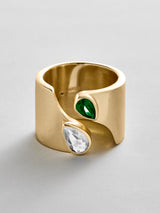 BaubleBar Crystal|Emerald - 
    Personalized crystal ring
  
