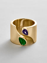 BaubleBar Emerald|Amethyst - 
    Personalized crystal ring
  
