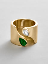 BaubleBar Emerald|Crystal - 
    Personalized crystal ring
  
