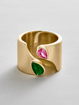 BaubleBar Emerald|Rose - 
    Personalized crystal ring
  
