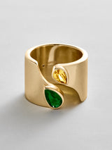 BaubleBar Emerald|Topaz - 
    Personalized crystal ring
  
