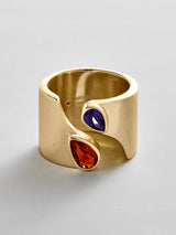BaubleBar Garnet|Amethyst - 
    Personalized crystal ring
  
