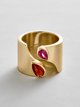BaubleBar Garnet|Ruby - 
    Personalized crystal ring
  
