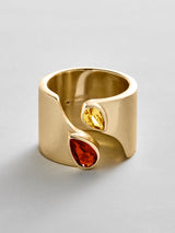 BaubleBar Garnet|Topaz - 
    Personalized crystal ring
  
