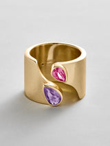 BaubleBar Light Amethyst|Rose - 
    Personalized crystal ring
  
