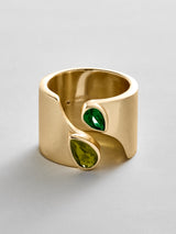 BaubleBar Peridot|Emerald - 
    Personalized crystal ring
  
