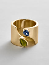 BaubleBar Peridot|Sapphire - 
    Personalized crystal ring
  
