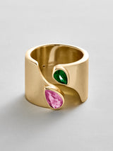 BaubleBar Rose|Emerald - 
    Personalized crystal ring
  
