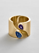 BaubleBar Sapphire|Amethyst - 
    Personalized crystal ring
  
