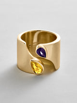 BaubleBar Topaz|Amethyst - 
    Personalized crystal ring
  
