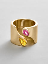 BaubleBar Topaz|Rose - 
    Personalized crystal ring
  
