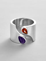 BaubleBar Amethyst|Garnet - 
    Personalized crystal ring
  

