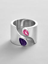 BaubleBar Amethyst|Rose - 
    Personalized crystal ring
  
