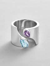 BaubleBar Aquamarine|Light Amethyst - 
    Personalized crystal ring
  

