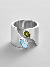 BaubleBar Aquamarine|Peridot - 
    Personalized crystal ring
  

