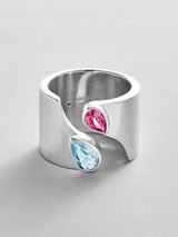 BaubleBar Aquamarine|Rose - 
    Personalized crystal ring
  
