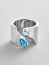 BaubleBar Blue Zircon|Aquamarine - 
    Personalized crystal ring
  
