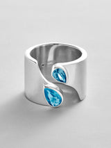 BaubleBar Blue Zircon|BLue Zircon - 
    Personalized crystal ring
  
