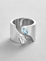 BaubleBar Crystal|Aquamarine - 
    Personalized crystal ring
  
