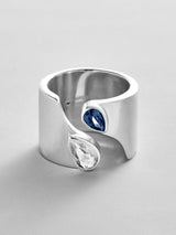 BaubleBar Crystal|Sapphire - 
    Personalized crystal ring
  
