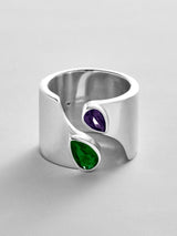 BaubleBar Emerald|Amethyst - 
    Personalized crystal ring
  
