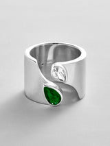 BaubleBar Emerald|Crystal - 
    Personalized crystal ring
  
