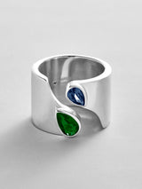 BaubleBar Emerald|Sapphire - 
    Personalized crystal ring
  

