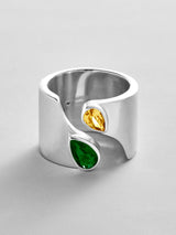 BaubleBar Emerald|Topaz - 
    Personalized crystal ring
  

