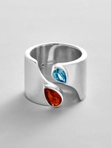 BaubleBar Garnet|Blue Zircon - 
    Personalized crystal ring
  
