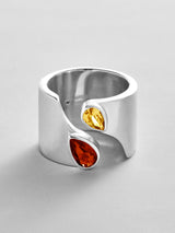 BaubleBar Garnet|Topaz - 
    Personalized crystal ring
  
