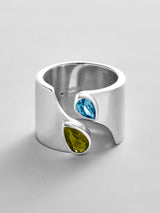 BaubleBar Peridot|Blue Zircon - 
    Personalized crystal ring
  
