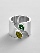 BaubleBar Peridot|Emerald - 
    Personalized crystal ring
  
