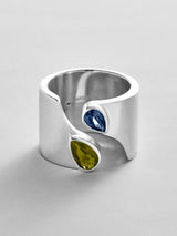 BaubleBar Peridot|Sapphire - 
    Personalized crystal ring
  
