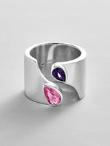 BaubleBar Rose|Amethyst - 
    Personalized crystal ring
  
