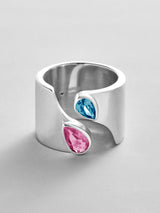 BaubleBar Rose|Blue Zircon - 
    Personalized crystal ring
  

