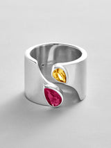 BaubleBar Ruby|Topaz - 
    Personalized crystal ring
  
