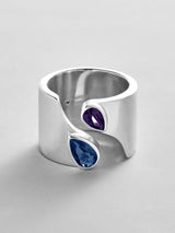 BaubleBar Sapphire|Amethyst - 
    Personalized crystal ring
  
