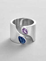 BaubleBar Sapphire|Light Amethyst - 
    Personalized crystal ring
  
