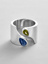 BaubleBar Sapphire|Peridot - 
    Personalized crystal ring
  
