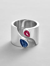 BaubleBar Sapphire|Ruby - 
    Personalized crystal ring
  
