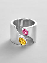 BaubleBar Topaz|Rose - 
    Personalized crystal ring
  
