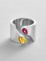 BaubleBar Topaz|Ruby - 
    Personalized crystal ring
  
