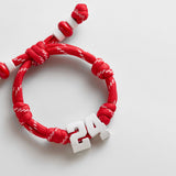 Team Knotty Varsity Custom Bracelet - England Double Digit