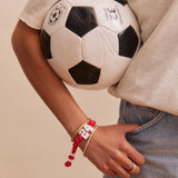 Team Knotty Varsity Custom Bracelet - England Single Digit