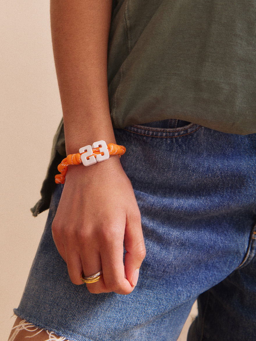 Team Knotty Varsity Custom Bracelet - Netherlands Double Digit