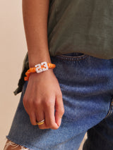 BaubleBar Team Knotty Varsity Custom Bracelet - Netherlands Single Digit - 
    Custom waterproof bracelet 
  
