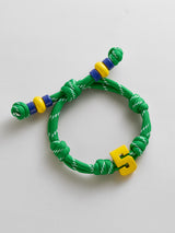 BaubleBar Team Knotty Varsity Custom Bracelet - Brazil Single Digit - 
    Custom waterproof bracelet 
  
