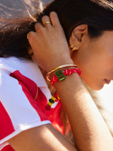 BaubleBar Team Knotty Varsity Custom Bracelet - Morocco Single Digit - 
    Custom waterproof bracelet 
  
